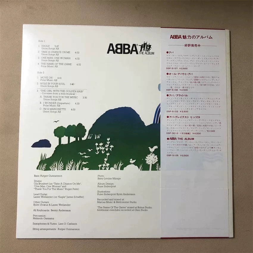 ABBA – The Album – Japanese Vinyl LP – actual copy