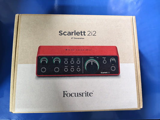 Focusrite Scarlett 2i2 4th Gen USB Audio Interface – photo 1
