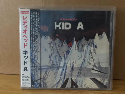 Radiohead – Kid A, Japan 2000 CD with OBI – actual item photograph