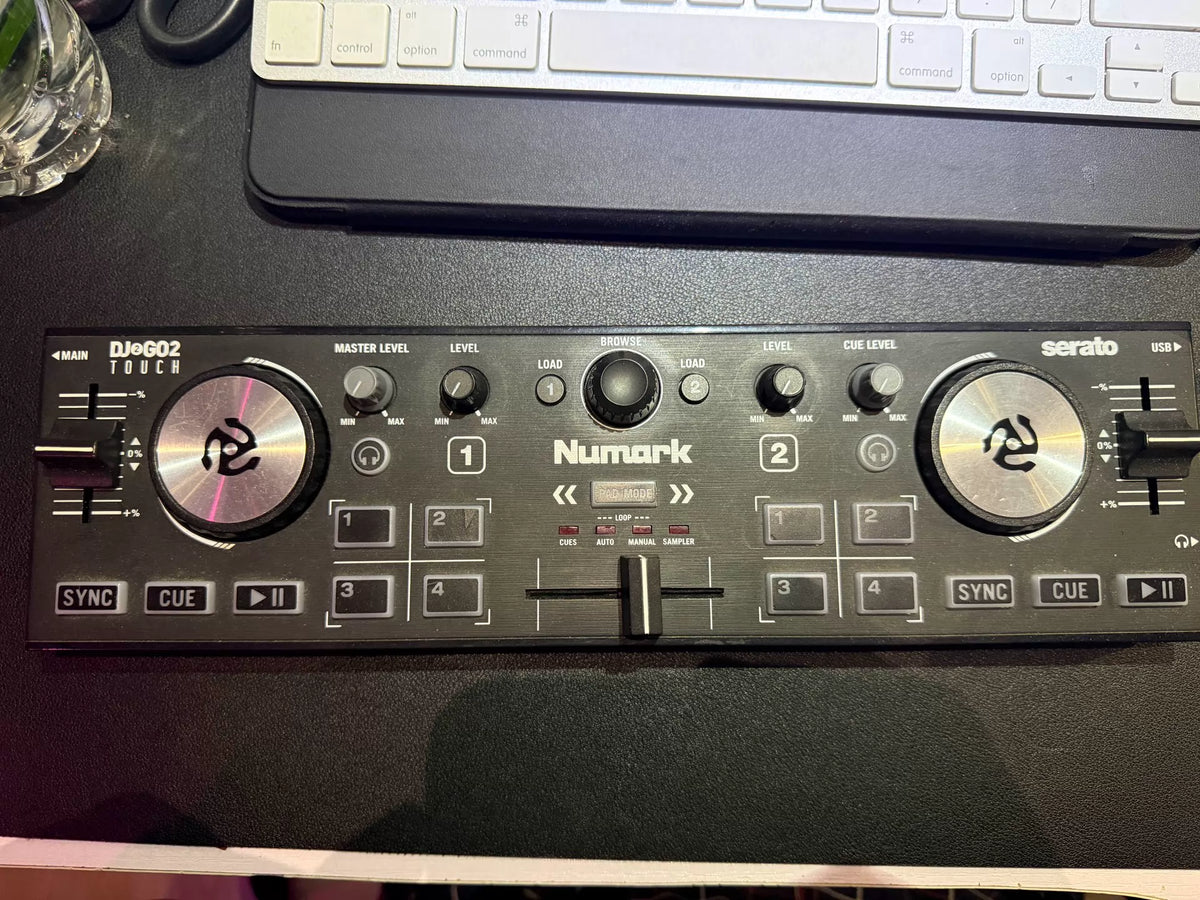 Numark DJ2GO2 Touch – Compact USB DJ Controller – actual item photograph 1