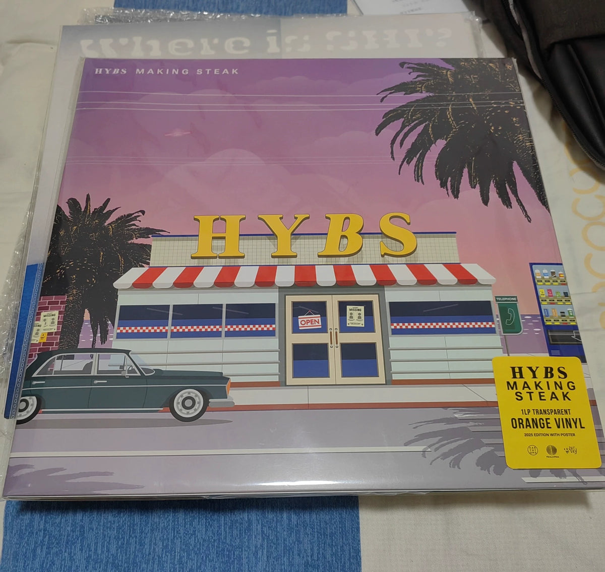 HYBS – Making Steak, Transparent Orange Vinyl (LP) – photo 1