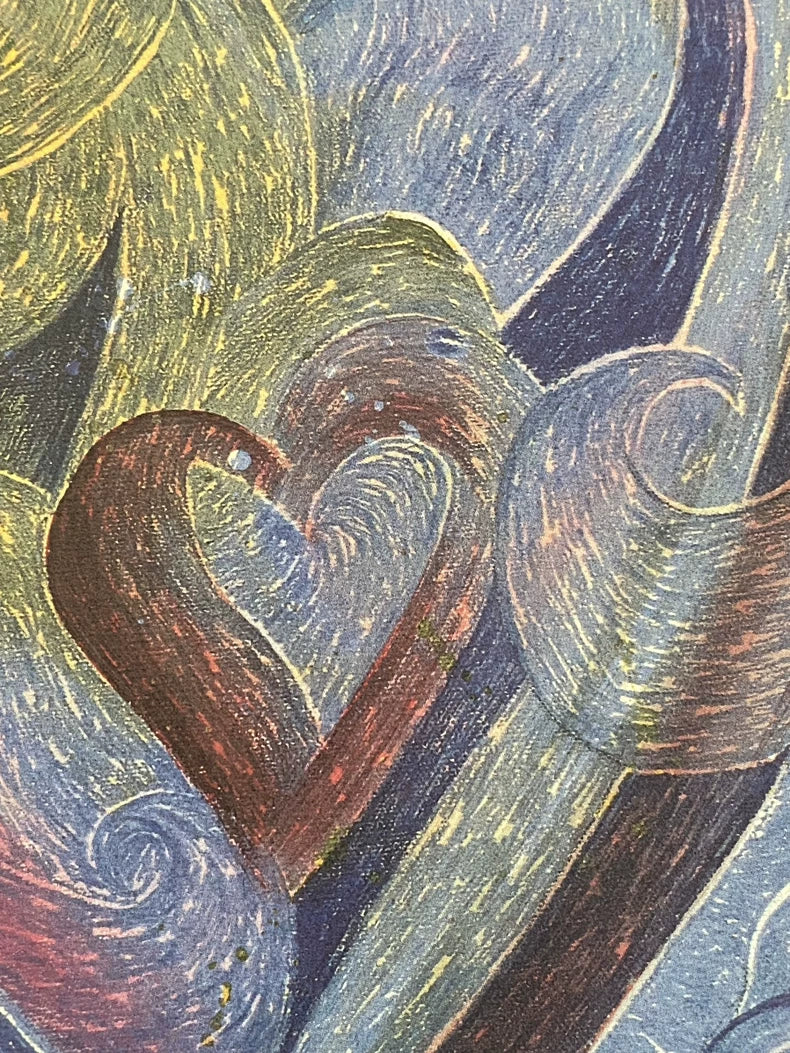 Polinya Signed Heart Art Print – Choice of Two