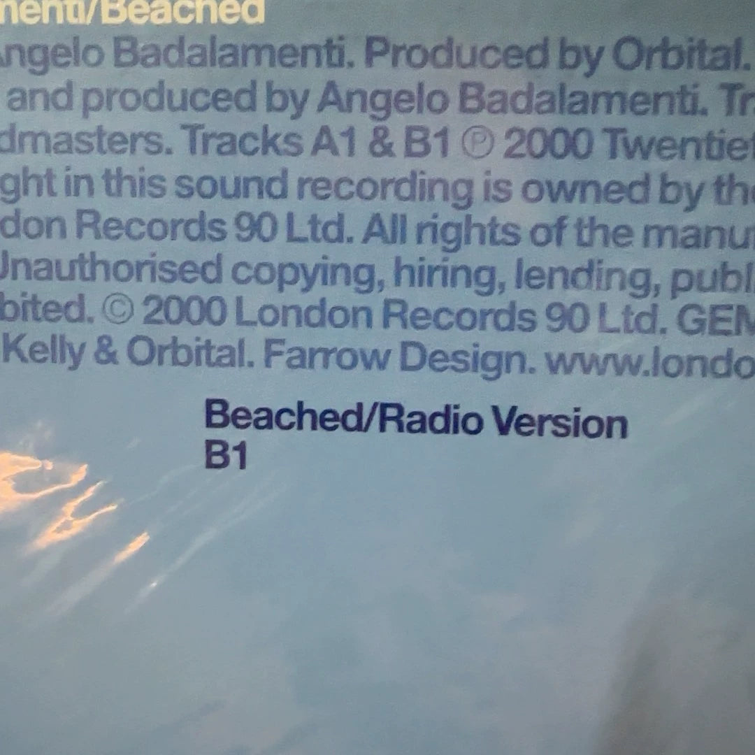 Orbital & Angelo Badalamenti – Beached; actual item detail