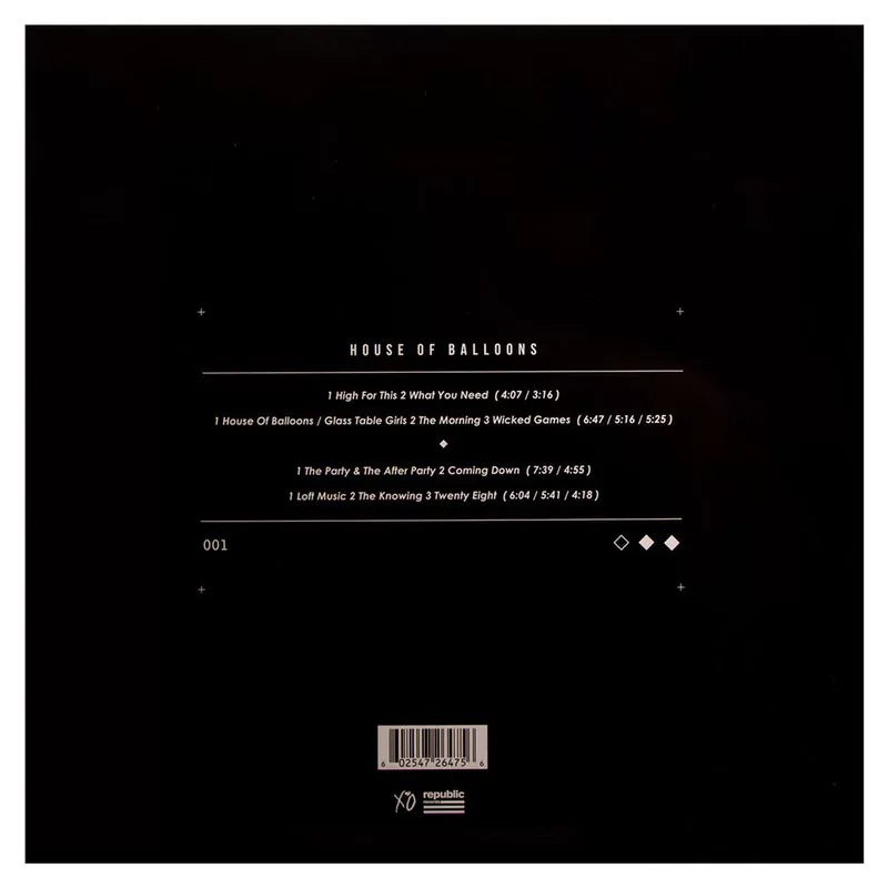 The Weeknd – House of Balloons – European Vinyl (2LP) — photo 3