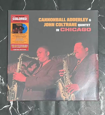Cannonball Adderley & John Coltrane – In Chicago, Blue Vinyl (LP) – photo 1