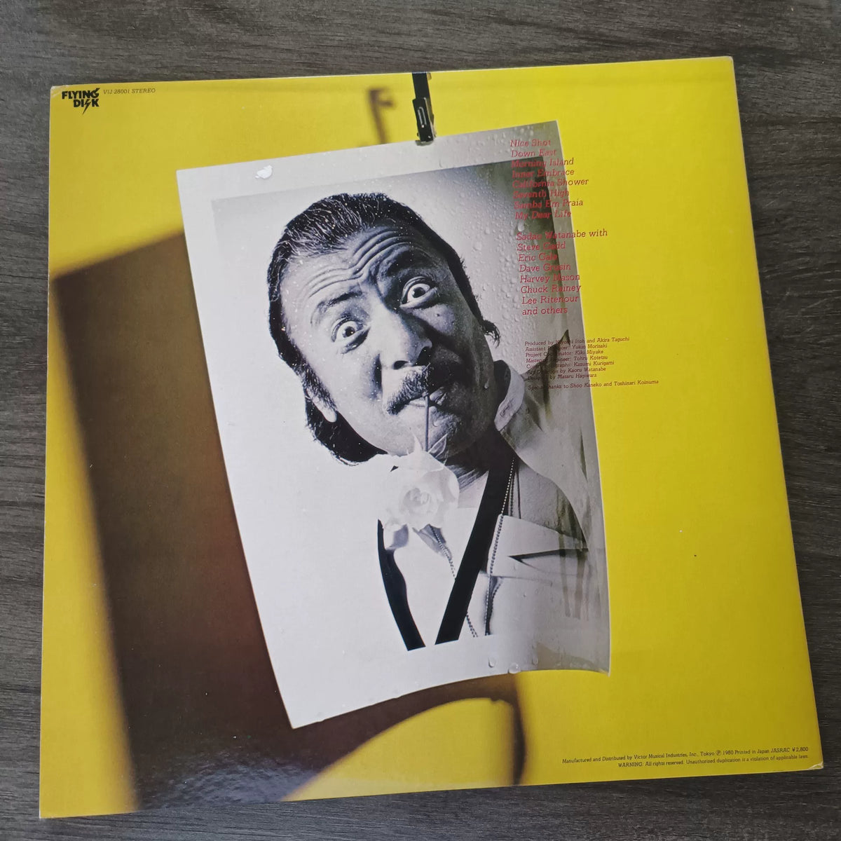 Sadao Watanabe – Nice Shot! – Japanese Vinyl LP