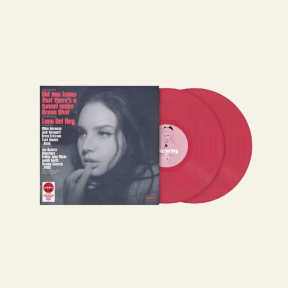 Lana Del Rey – Did You Know That There’s a Tunnel Under Ocean Blvd – Target Red Vinyl (2LP)