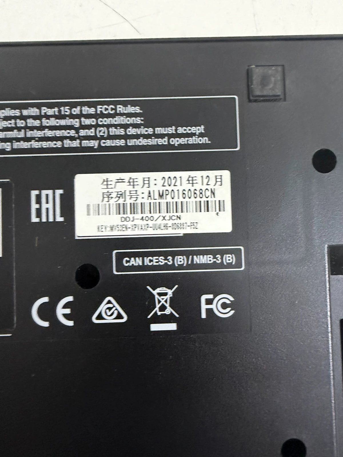 Pioneer DJ DDJ-400 – Used DJ Controller – actual item photograph 5