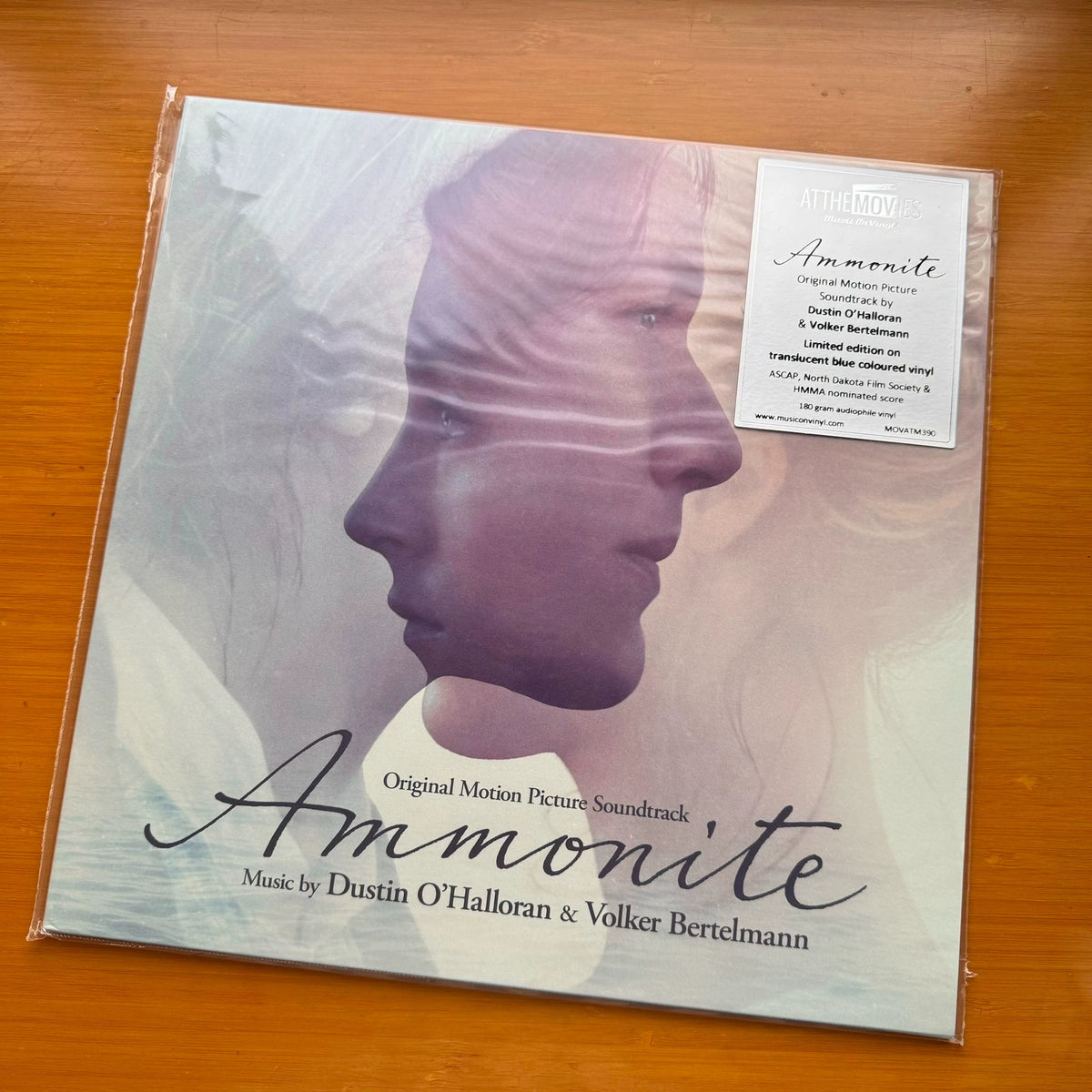 Ammonite – Original Motion Picture Soundtrack – Clear Blue Vinyl LP