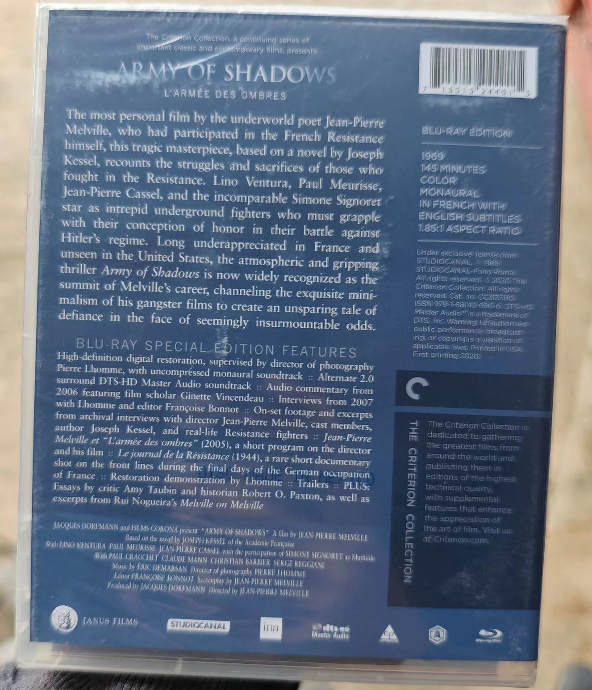 Army of Shadows – The Criterion Collection (Blu-ray) – source photo 2