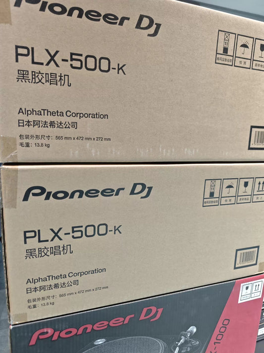 Pioneer DJ PLX-500-K – Black Turntable, Sealed