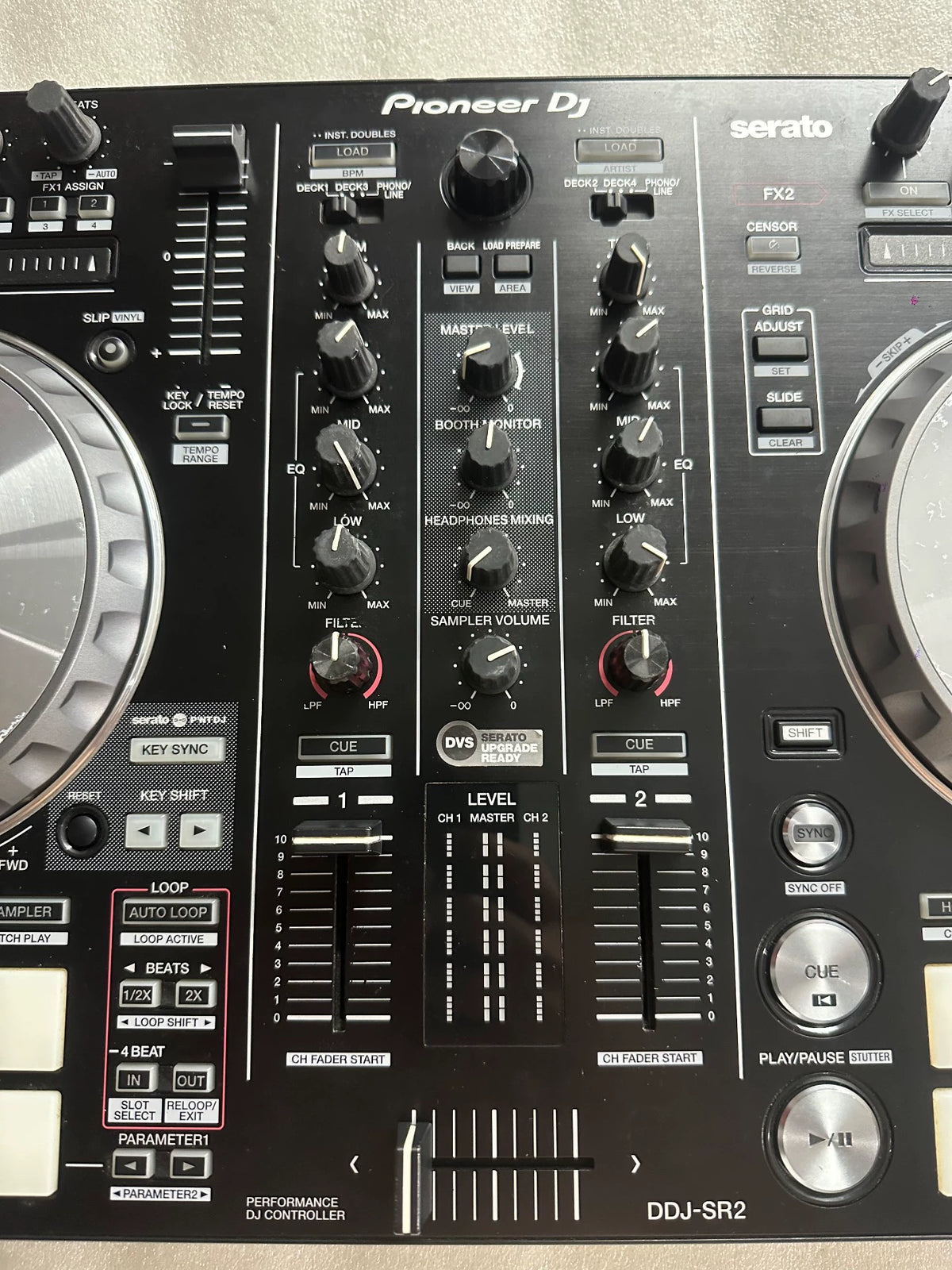 Pioneer DJ DDJ-SR2 – Used Controller with Case – actual item photograph 2