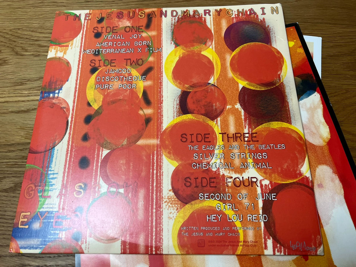 The Jesus and Mary Chain – Glasgow Eyes – Signed Numbered Colour Vinyl (2LP)