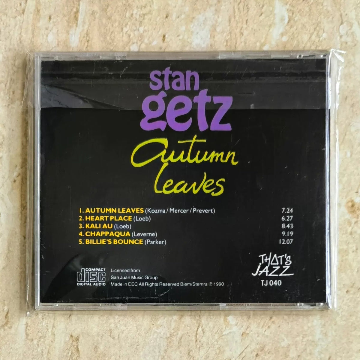 Stan Getz – Autumn Leaves & More Jazz Classics – European CD