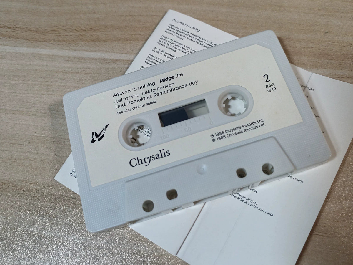Midge Ure – Answers to Nothing, UK Edition (Cassette) – source photo 6