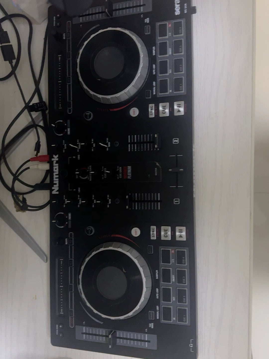 Numark Mixtrack Platinum DJ Controller – Used – actual item photograph 1
