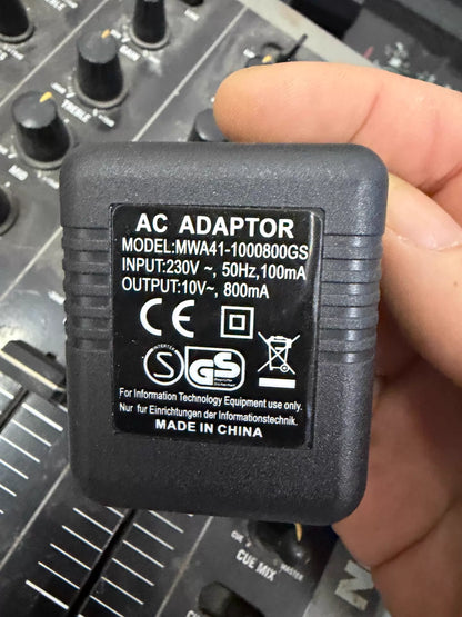 Numark M4 – Three-Channel DJ Mixer with Adaptor – actual item photograph 5