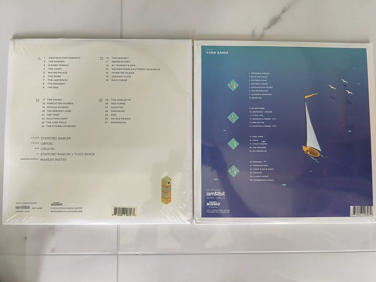 Todd Baker – Monument Valley I + II – Complete Two-Album 4LP Bundle – actual item photograph 2