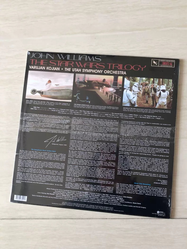 Utah Symphony Orchestra – Star Wars Trilogy Vinyl LP