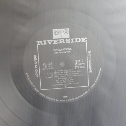 Bill Evans – Explorations – 1984 Japanese LP with OBI – actual item photograph 5