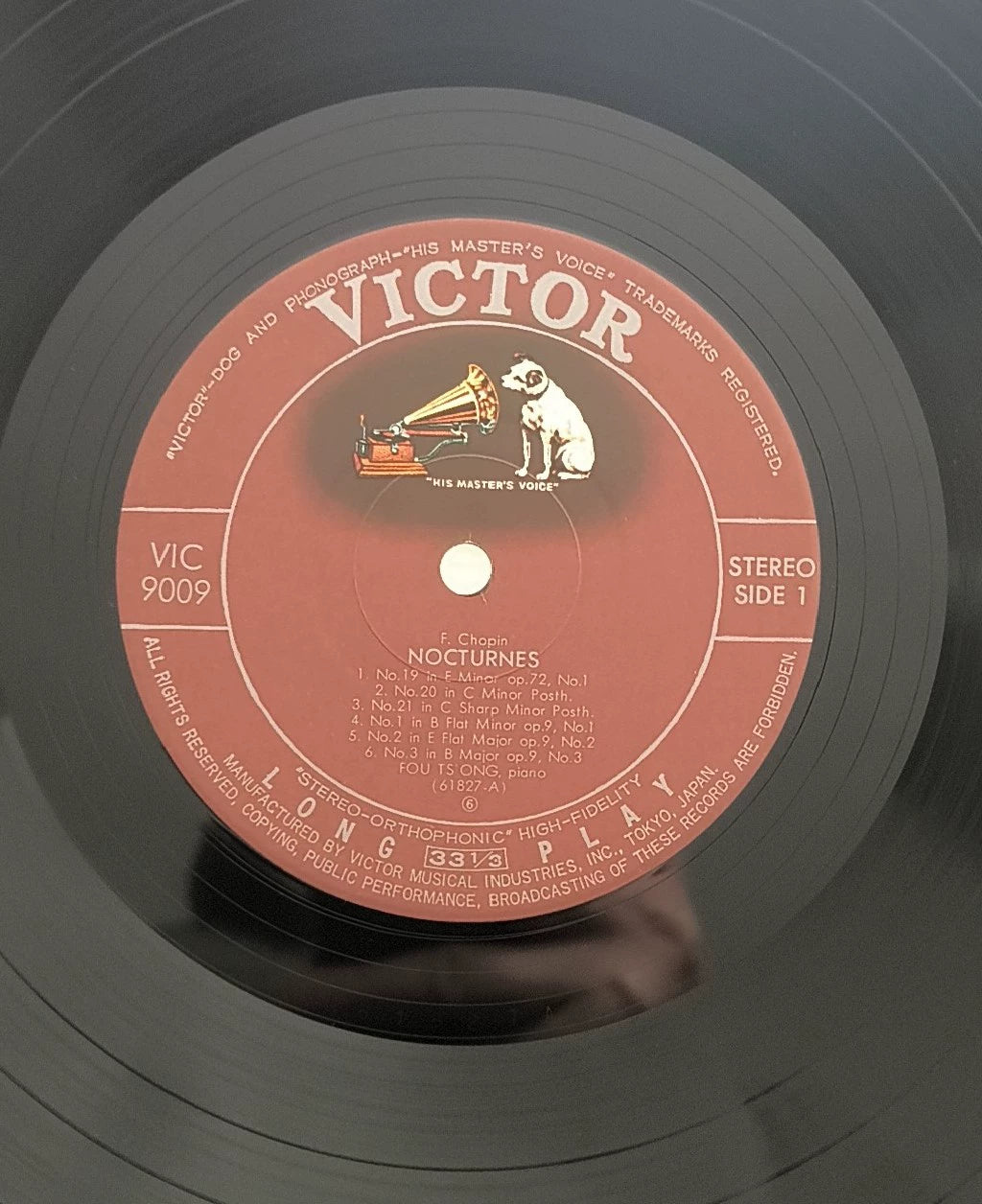 Fou Ts'ong – Chopin Nocturnes – Japan Victor VIC 9009-10 (2LP)