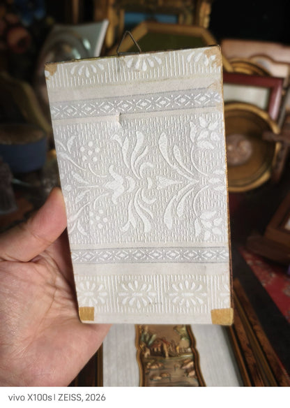 Miniature Mountain Landscape – Gold-Tone Frame