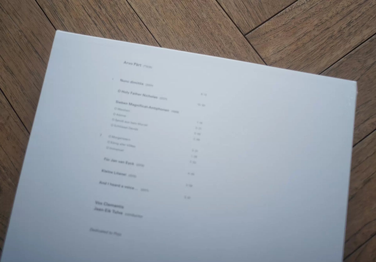 Arvo Pärt – And I Heard a Voice – ECM Vinyl LP — product detail 5