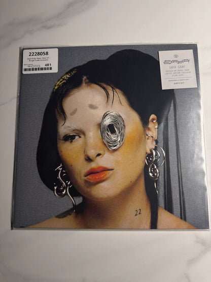 Saya Gray – SAYA Rough Trade Exclusive Clear Vinyl LP — front view