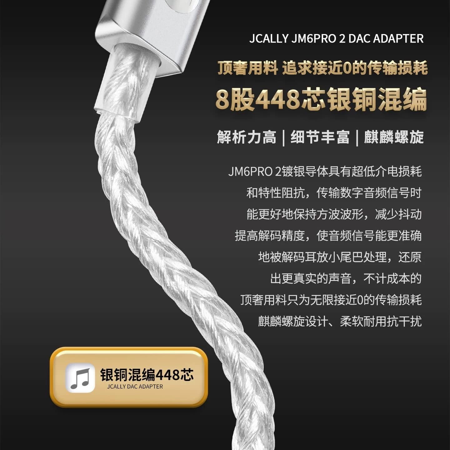 JCALLY JM6 Pro 2 Type-C DAC & Headphone Amplifier