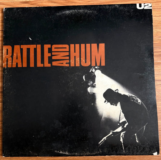 U2 – Rattle and Hum 1988 UK First-Press Vinyl 2LP — front view