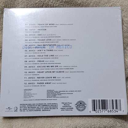 Avicii – TIM (2019 US CD)