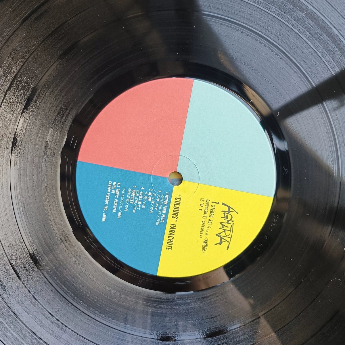 Parachute – Colours, Japanese Edition (LP) – photograph 4