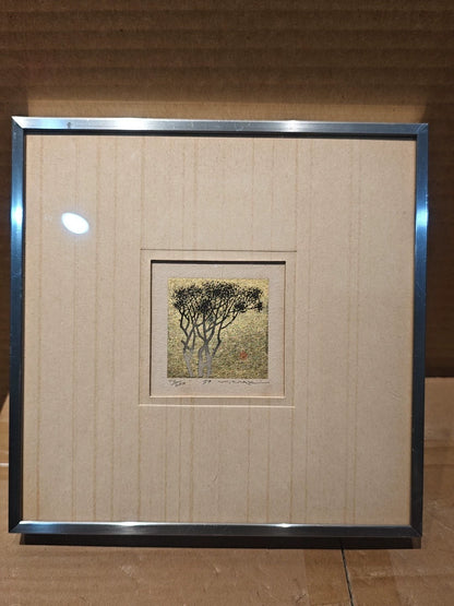 Trees – Framed Gold-Tone Art Print 12/20