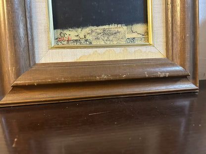 Signed Japanese Abstract Work on Paper – Framed – actual item photograph 7