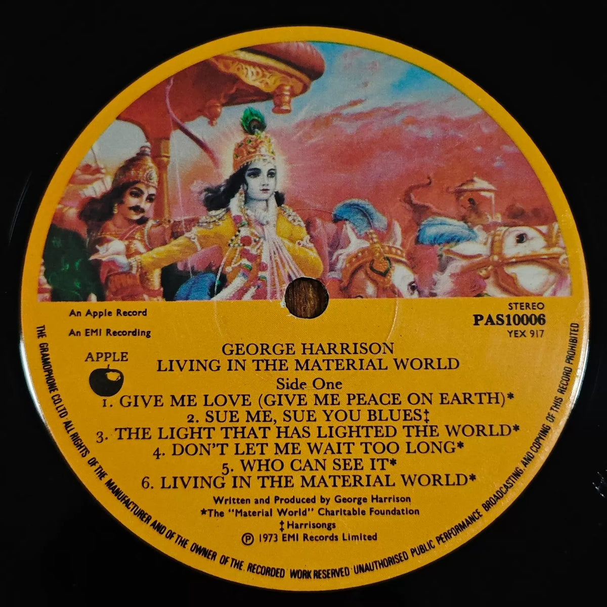 George Harrison – Living in the Material World UK First-Press Vinyl LP — product detail 7