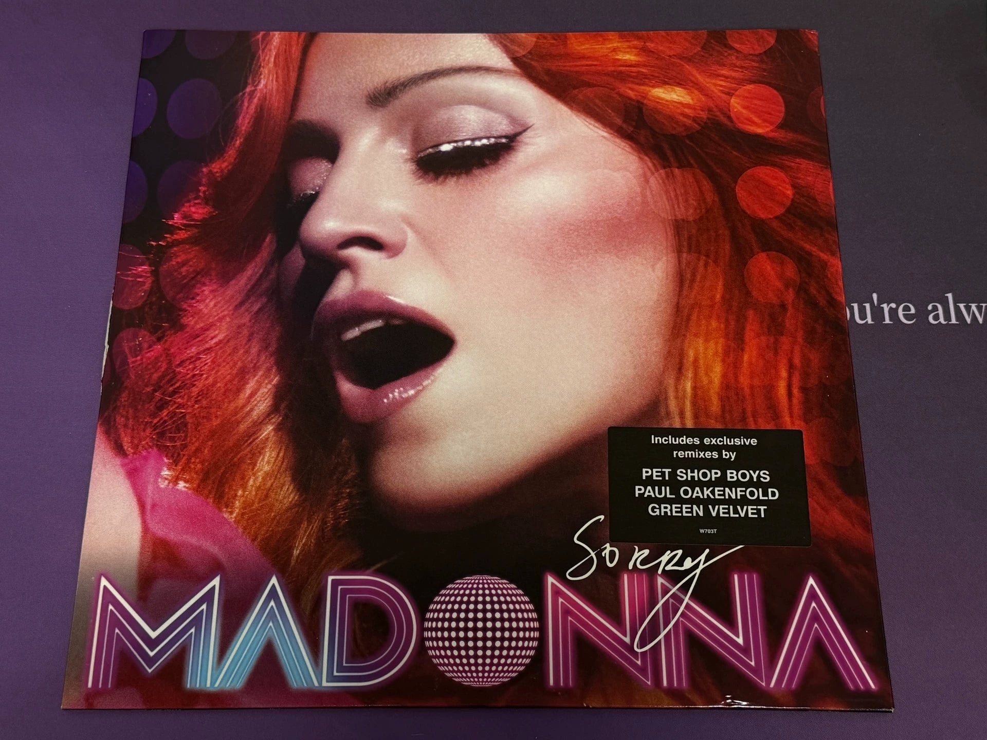 Madonna – Sorry 2006 European First Press 12-Inch Vinyl