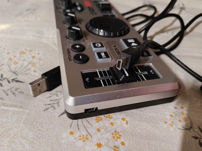 ION DJ2GO – Silver USB DJ Controller with Cable – actual item photograph 8