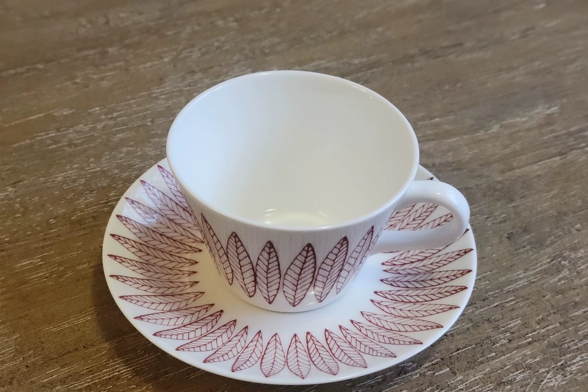 Gustavsberg Red Willow – Cup and Saucer — product detail 4
