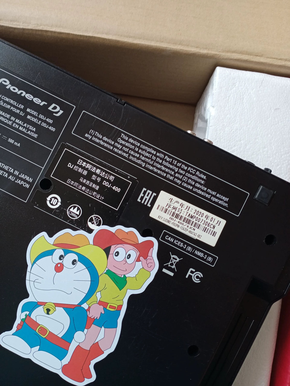 Pioneer DJ DDJ-400 – Used DJ Controller – actual item photograph 4