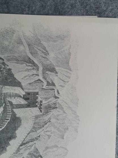Great Wall – Engraved Collector Print – 37 × 25 cm – actual item photograph 5