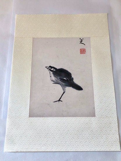 Zhu Da “Bird” Fine Art Reproduction on Xuan Paper