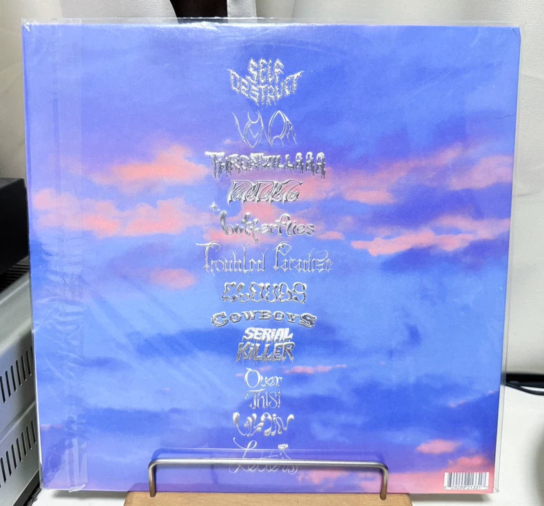 Slayyyter – Troubled Paradise Signed Clear Vinyl LP – front