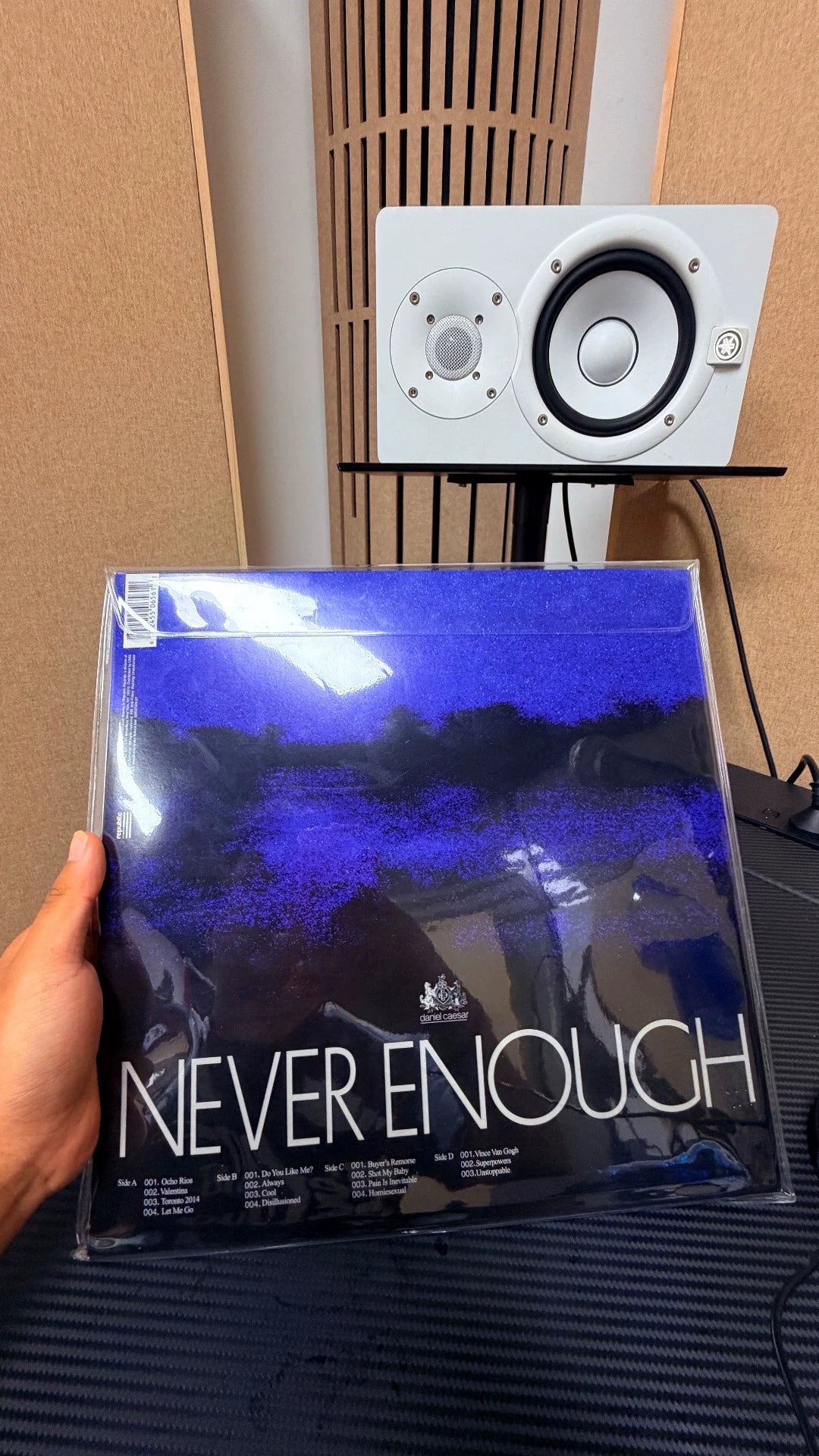 Daniel Caesar – Never Enough Orange Vinyl 2LP