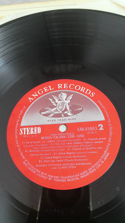 Ensemble Syntagma Musicum Amsterdam – Italian Music 1300–1650 (LP) – source photo 6