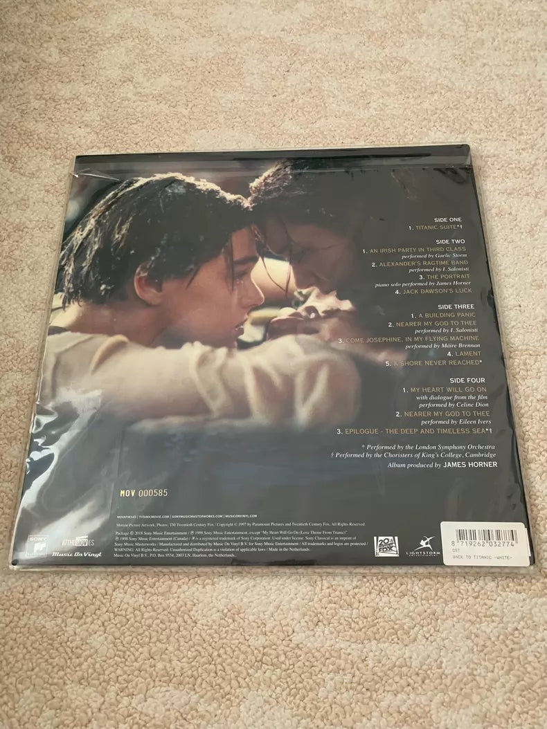 🐟 FRESH · สดใหม่ · Rare & Limited · Back to Titanic – Numbered White Marble Vinyl