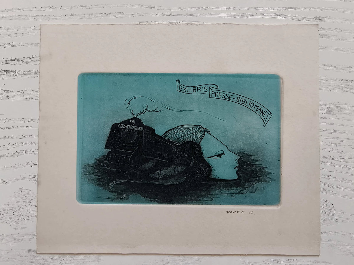 Kobayashi Donge – Copperplate Bookplate Print — product detail 2