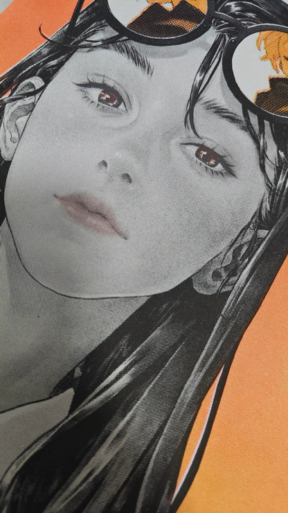 Wu Bao – Ojos – Signed Limited Edition Art Print – detail 3