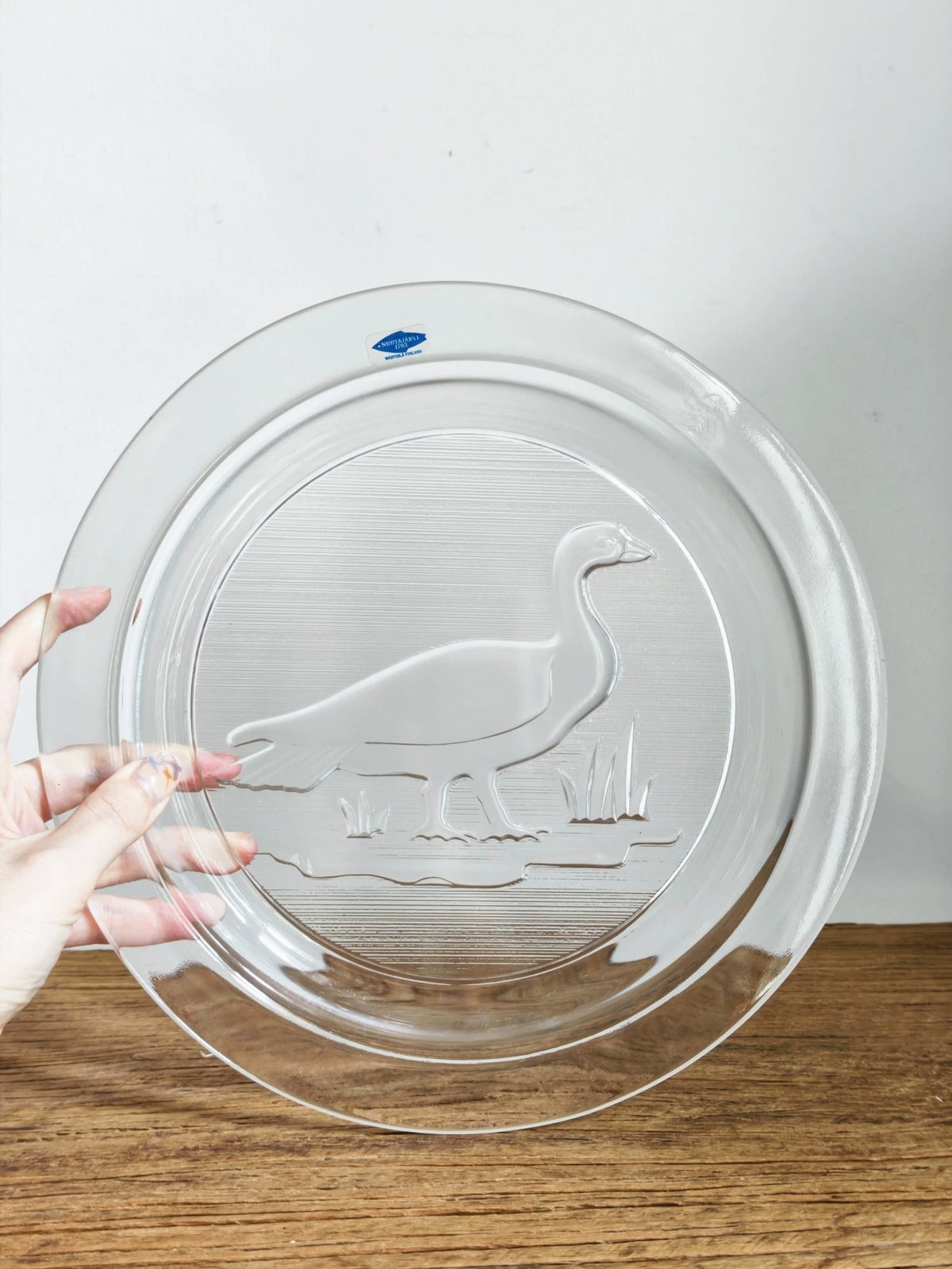 Nuutajärvi Fauna Fennica – Wild Duck Relief Plate — front view