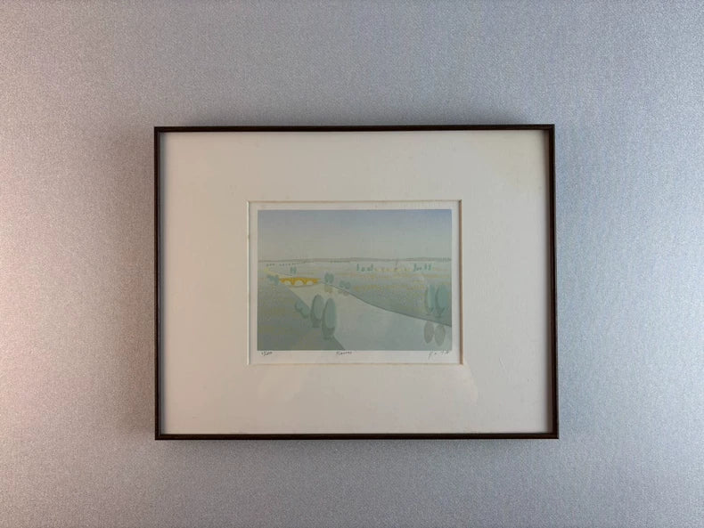 北吉晃 – Landscape – Signed Framed Art Print
