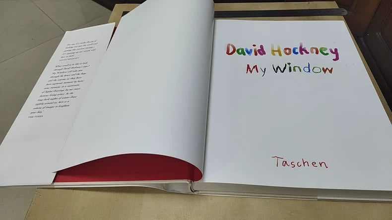 David Hockney – My Window Large-Format TASCHEN Art Book — detail 2